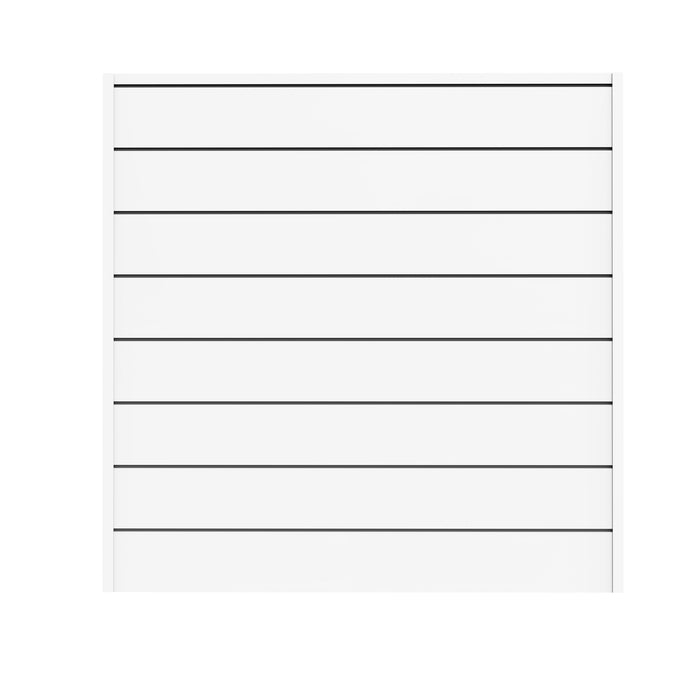 4'x4' Slat Wall Kit: Adaptable Slat Wall, Garage Tools Organized